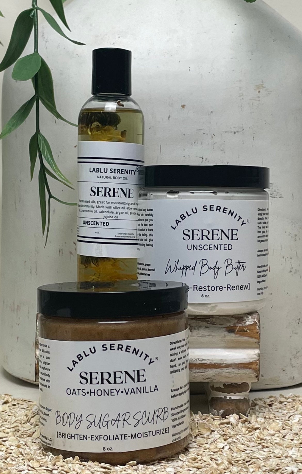 SERENE BODY CARE KIT (sensitive skin)
