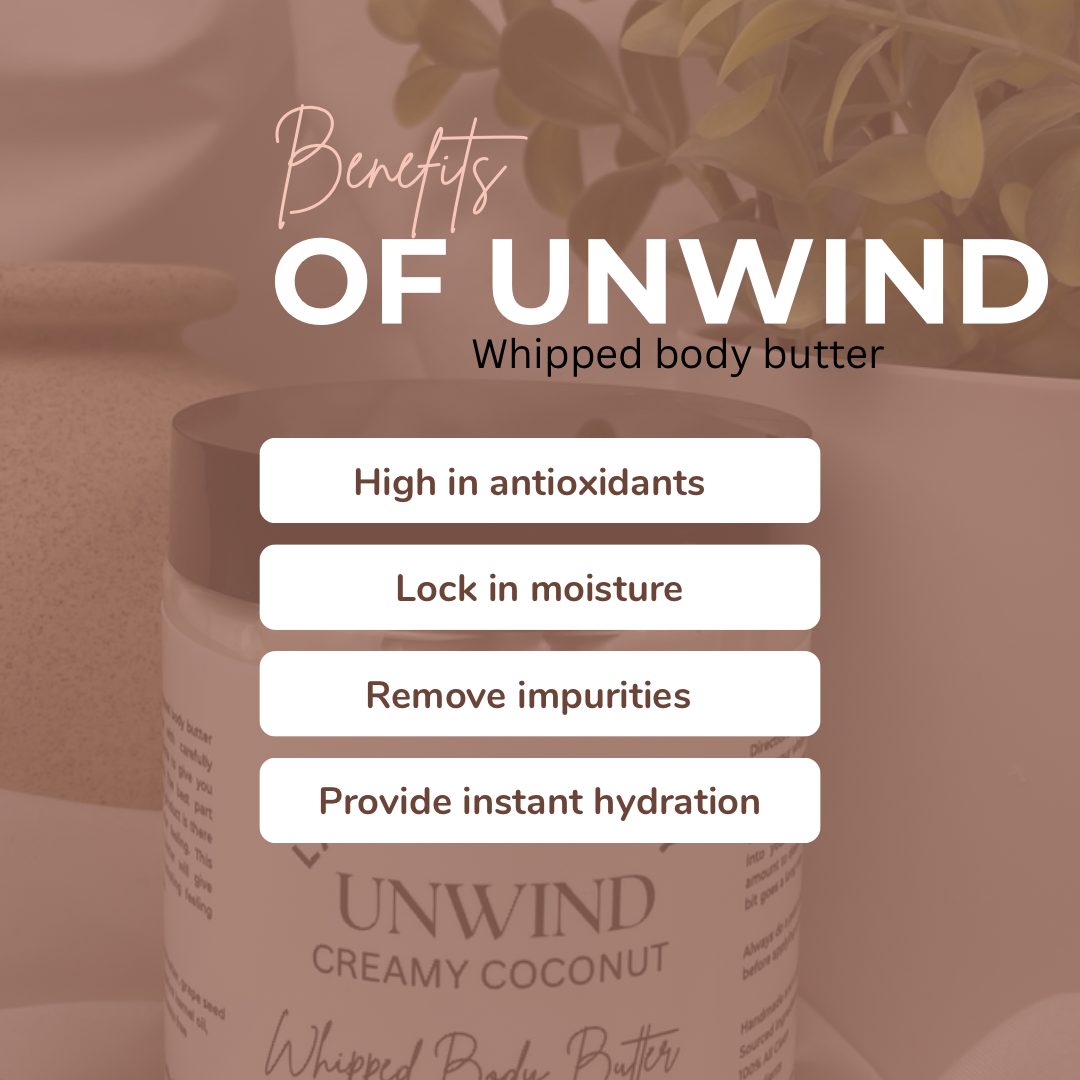 UNWIND WHIPPED BODY BUTTER (coconut)