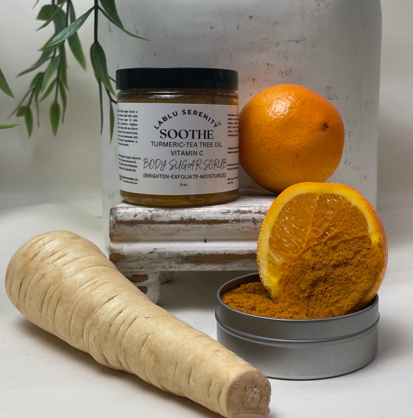 SOOTHE TURMERIC & VITAMIN C BODY SUGAR SCRUB