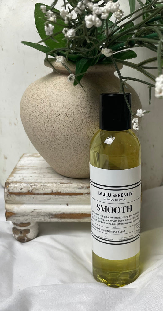 SMOOTH BODY OIL (mango,papaya,pineapple scent)