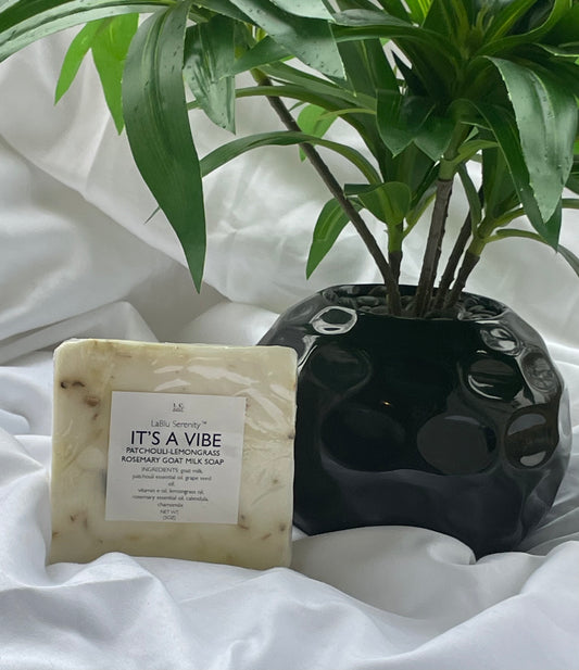 I’S A VIBE (patchouli, lemongrass, and rosemary soap)