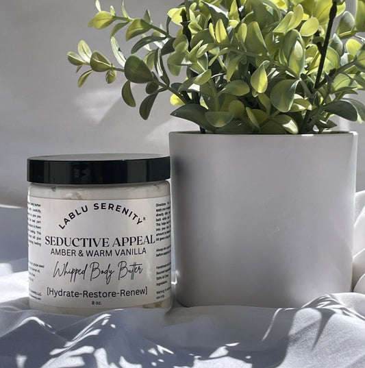 SEDUCTIVE APPEAL WHIPPED BODY BUTTER (amber & warm vanilla)