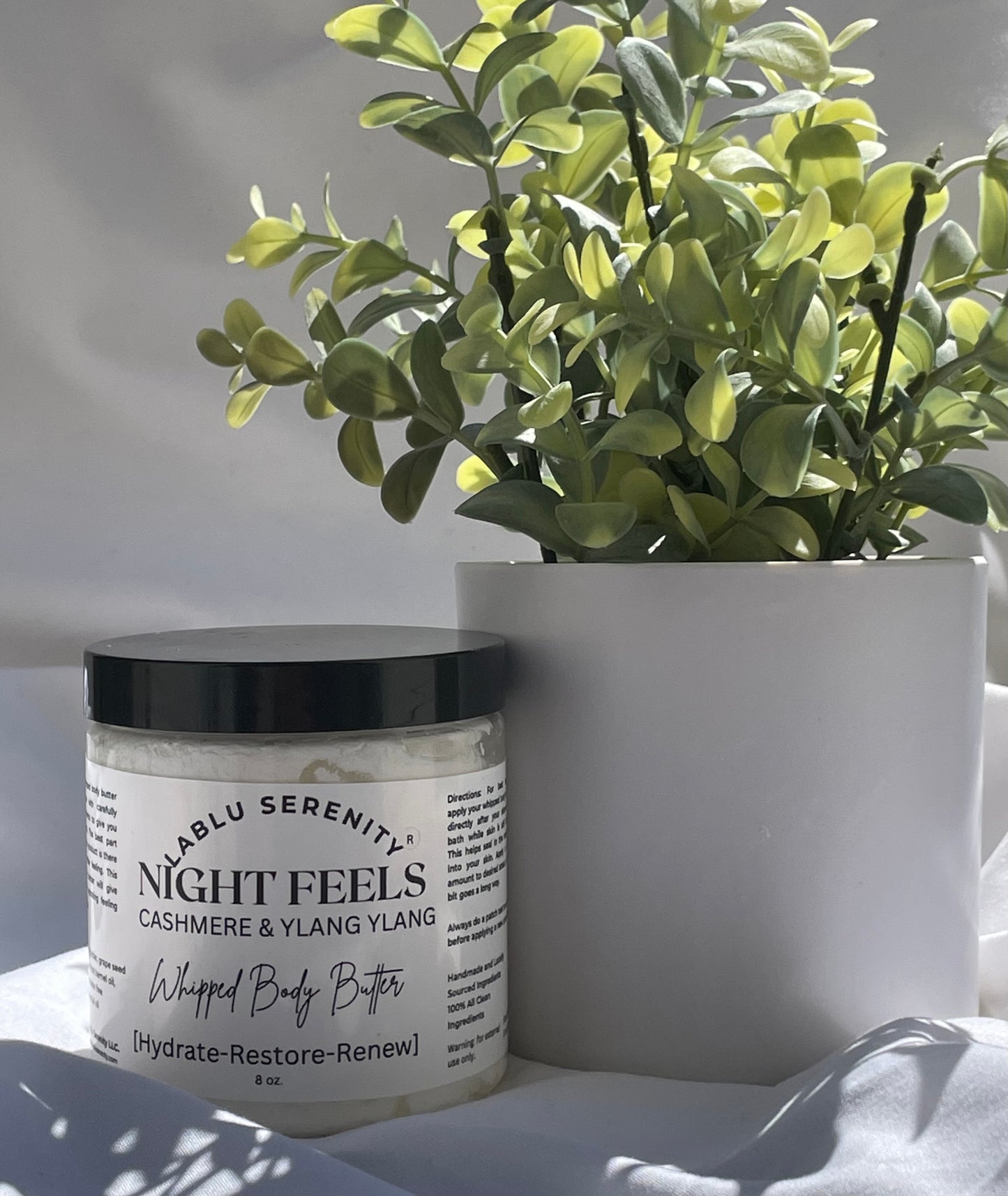 NIGHT FEELS WHIPPED BODY BUTTER (cashmere & ylang ylang scent)