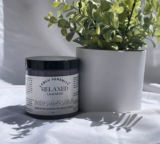 RELAXED BODY SUGAR SCRUB (lavender)