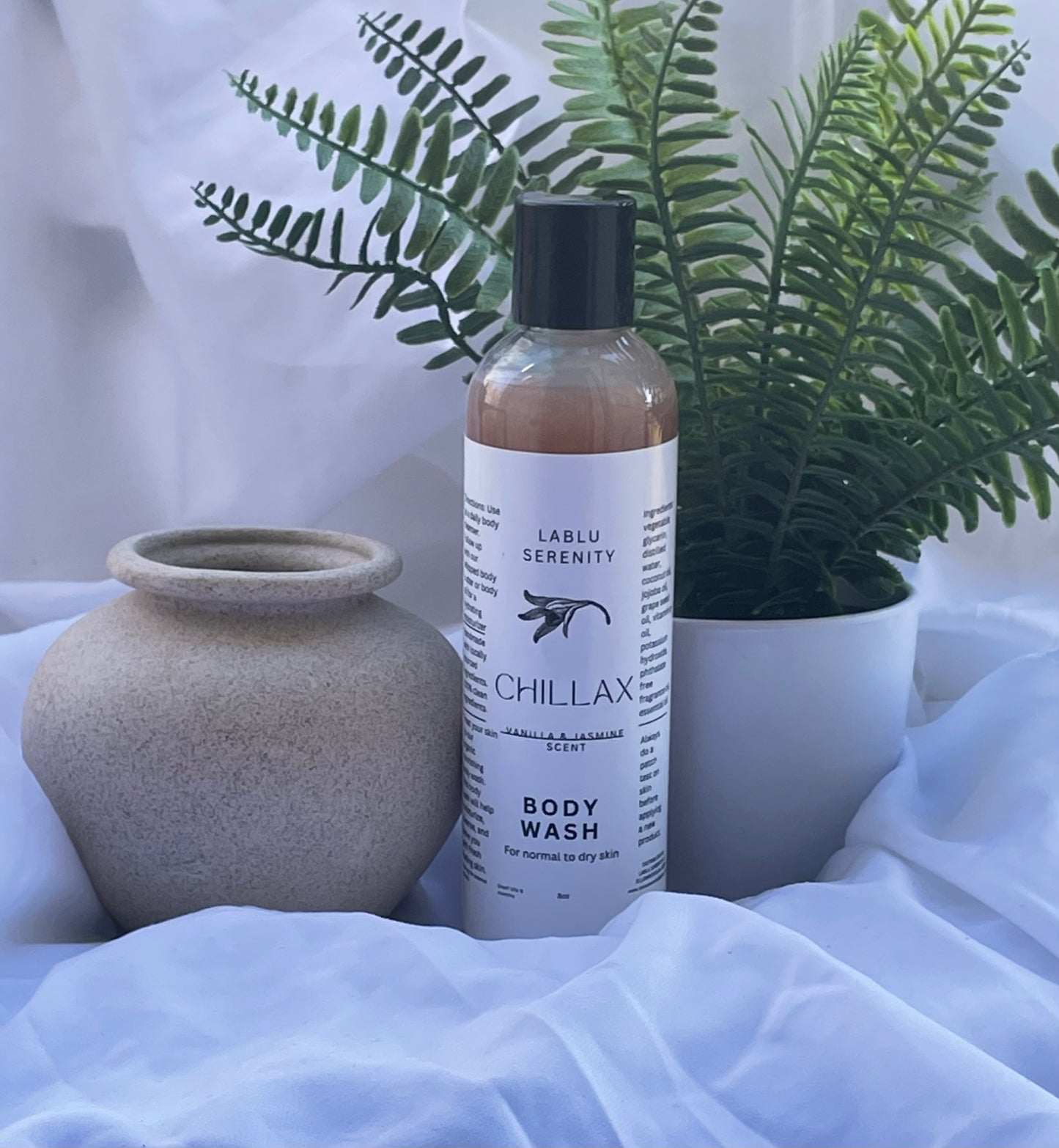 CHILLAX LIQUID BODY WASH(vanilla & jasmine)