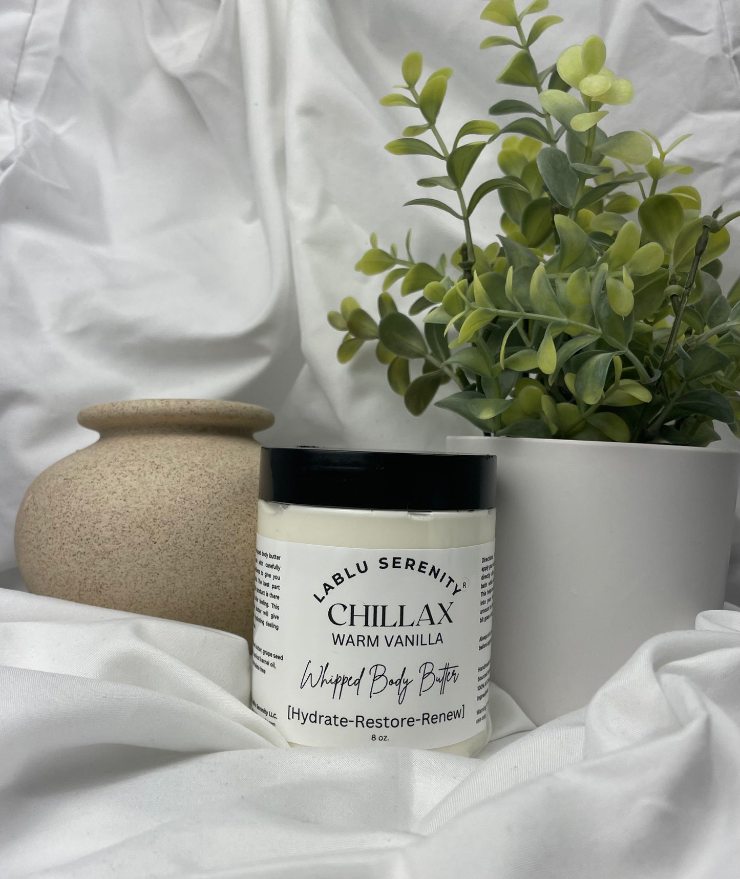 CHILLAX WHIPPED BODY BUTTER (warm vanilla)