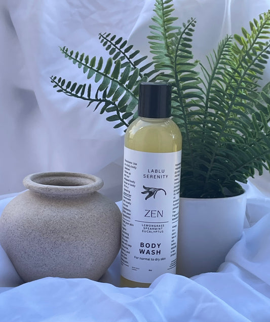 ZEN LIQUID BODY WASH (lemongrass & spearmint & eucalyptus)